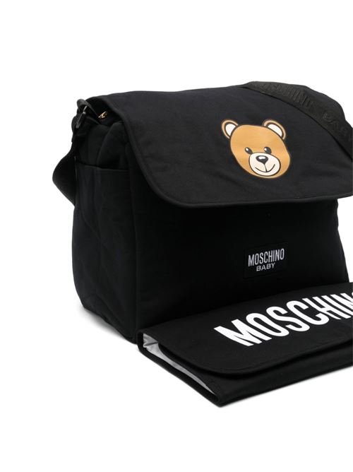 Borsa fasciatoio nera MOSCHINO BABY | MUX053LCA4060100